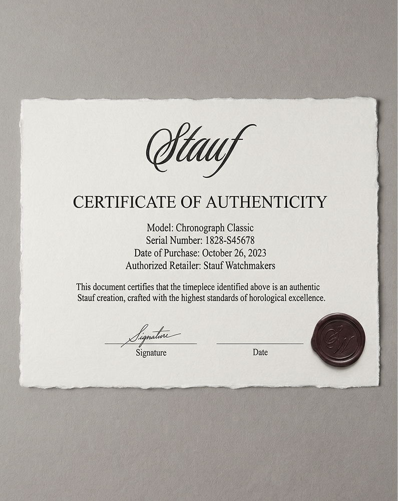 CERTIFICATE OF AUTHENTICITY